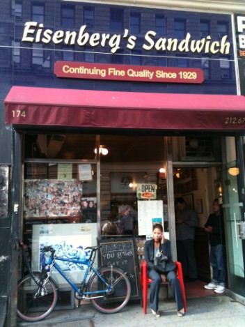 Eisenberg's has the best sandwiches near Baruch